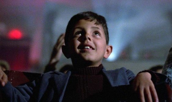 Captura de la película italiana cinema paradiso